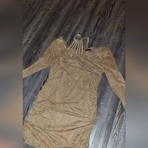 Venus, choker neck tie shirt